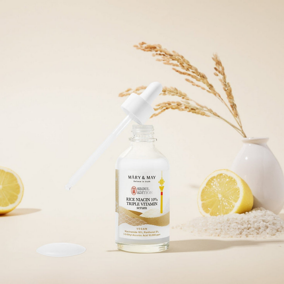 Mary&May Rice Niacin 10% Triple Vitamin Serum Seoul Edition 80ml